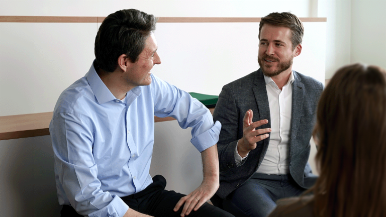 Porträtfoto von Stephan Ohlmeyer, Mitglied im EOS Board, und Jan Ottenbreit, Head of Division Central Europe.